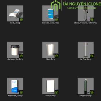 Gói iClone Phòng bệnh viện