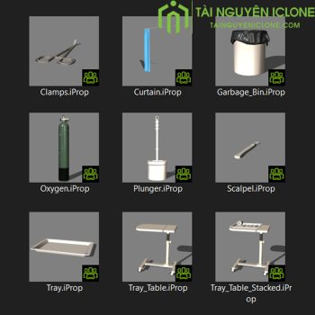 Gói iClone Phòng bệnh viện