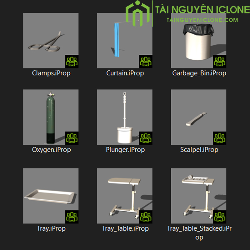 Gói iClone Phòng bệnh viện