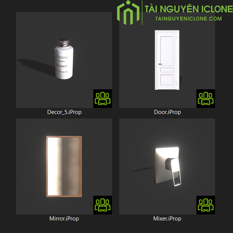 Gói iClone Phòng khách sạn hiện đại
