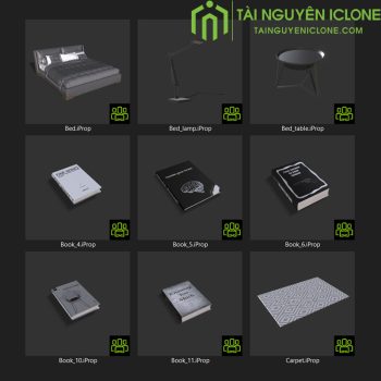Gói iClone Phòng studio hiện đại