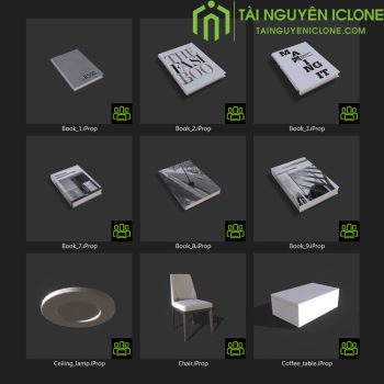 Gói iClone Phòng studio hiện đại