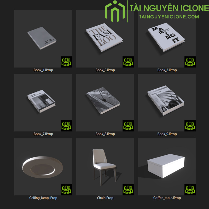 Gói iClone Phòng studio hiện đại