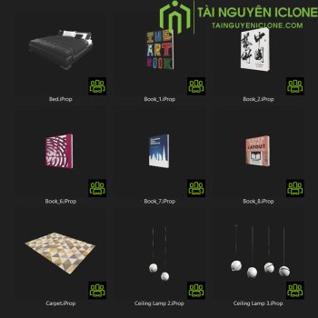 Gói iClone Phòng studio hiện đại
