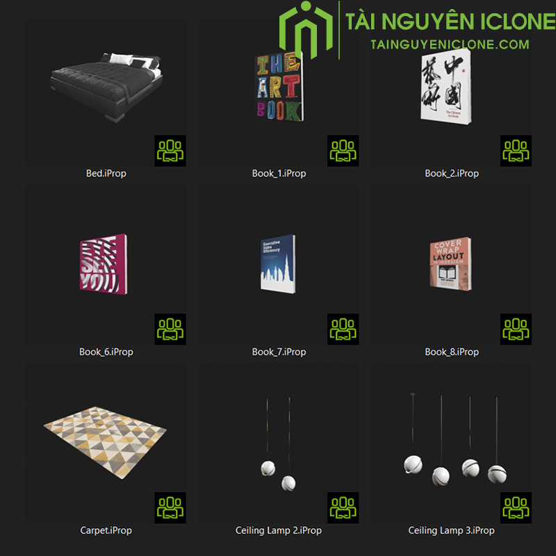 Gói iClone Phòng studio hiện đại