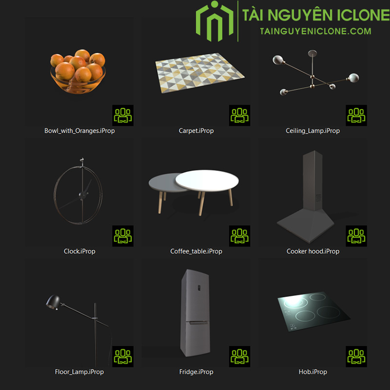 Gói iClone Phòng studio hiện đại