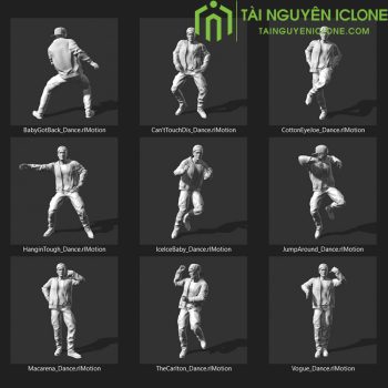 Gói iClone Sự tiến hoá của điệu nhảy V2