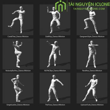 Gói iClone Sự tiến hoá của điệu nhảy V2