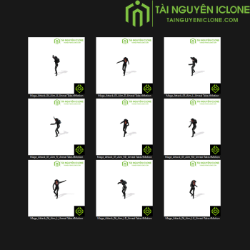 Gói iClone Tấn công mục tiêu của pháp sư TNIC