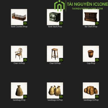 Gói iClone Thành phố cổ miền tây