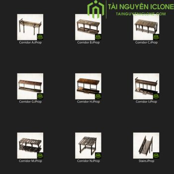 Gói iClone Thành phố cổ miền tây