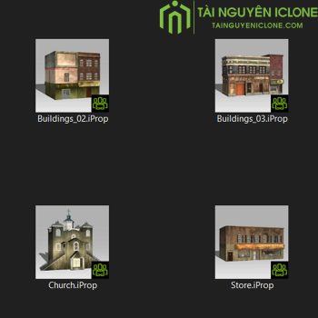 Gói iClone Thành phố - thị trấn bỏ rơi