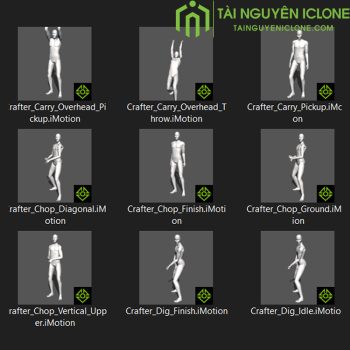 Gói iClone Thợ thủ công làm việc