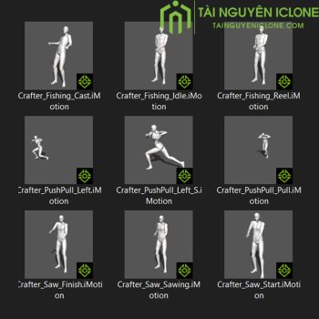 Gói iClone Thợ thủ công làm việc
