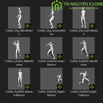 Gói iClone Thợ thủ công làm việc