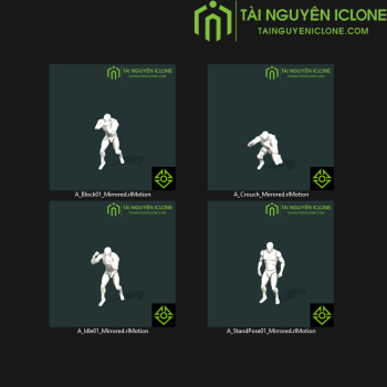 Gói iClone Thủ thế TNIC