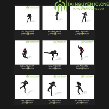 Gói iClone Thực hiện chuyển động