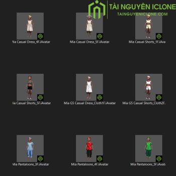 Gói iClone Những chiếc váy của Olga