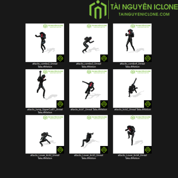 Gói iClone Trò chơi võ thuật TNIC