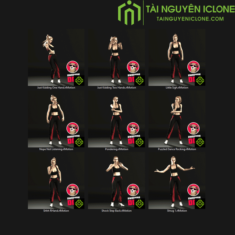 Gói iClone Trò chuyện bằng cử chỉ