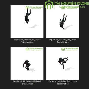 Gói iClone Tư thế tấn công TNIC