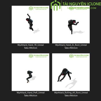 Gói iClone Tư thế tấn công TNIC