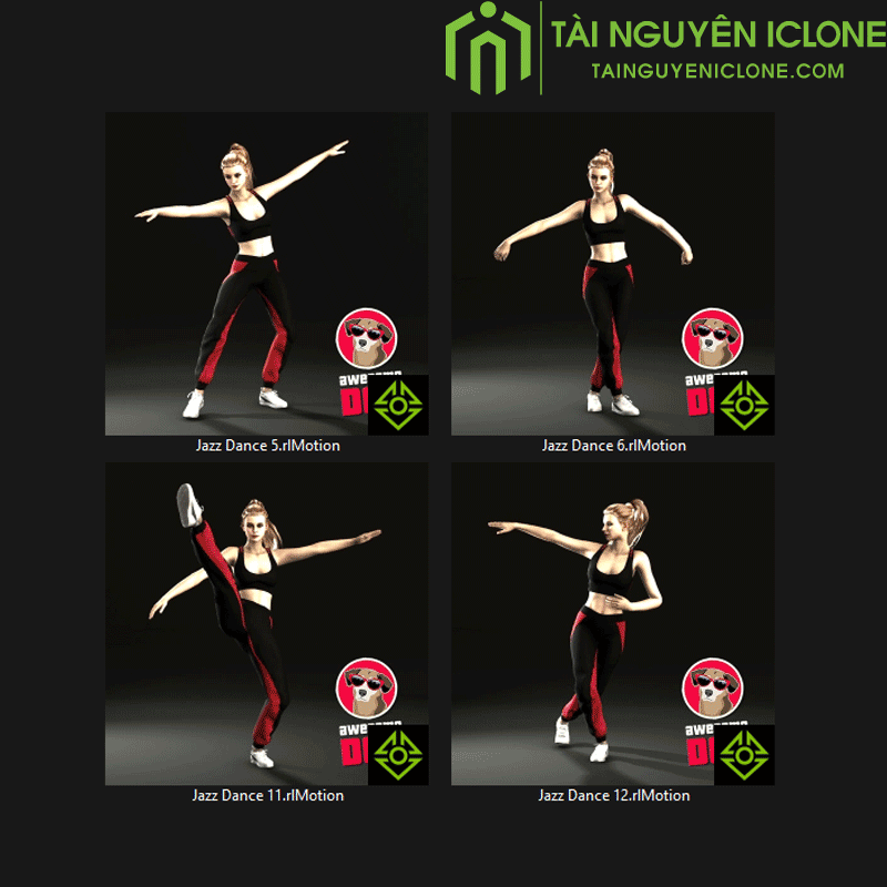 Gói iClone Vũ điệu Jazz