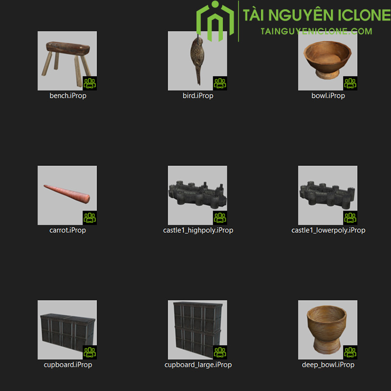 Gói iClone Xây dựng lâu đài 1