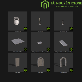 Gói iClone Xây dựng ngôi nhà thời trung cổ