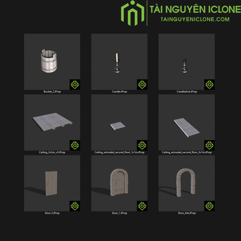 Gói iClone Xây dựng ngôi nhà thời trung cổ