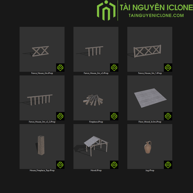 Gói iClone Xây dựng ngôi nhà thời trung cổ