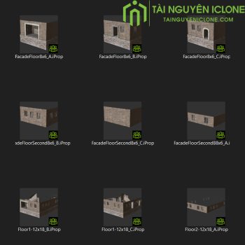 Gói iClone Xây dựng thành rome