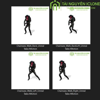 Gói iClone chuyển động Máy cưa