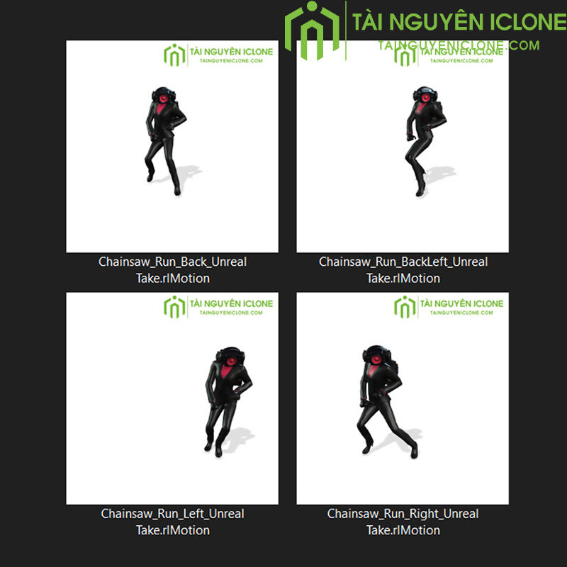 Gói iClone chuyển động Máy cưa