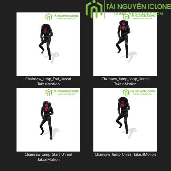 Gói iClone chuyển động Máy cưa