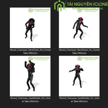 Gói iClone chuyển động Máy cưa