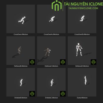 Gói iclone Chuyển động trong Môn thể thao V1