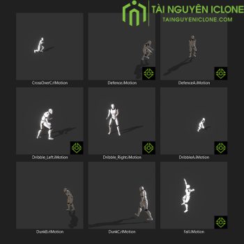 Gói iclone Chuyển động trong Môn thể thao V1