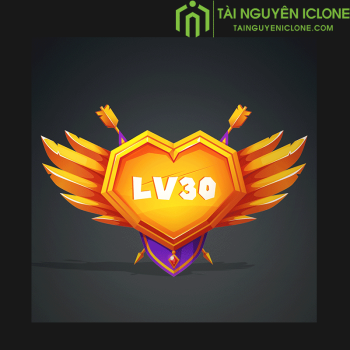 Flat Icons Rank danh cho iclone 8
