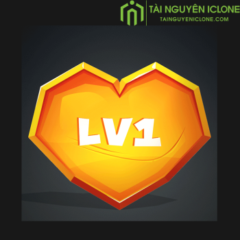 Flat Icons Rank danh cho iclone 8