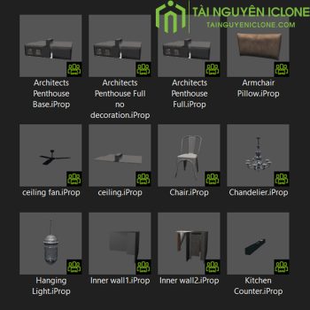 Gói iClone Căn hộ cao tầng của kiến trúc sư