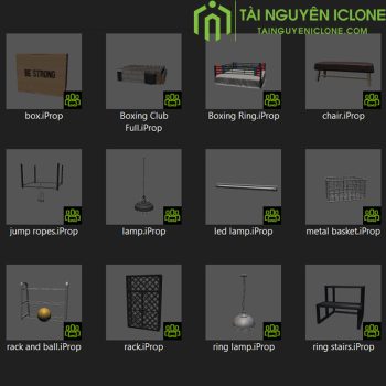 Gói iClone Câu lạc bộ đấm bốc