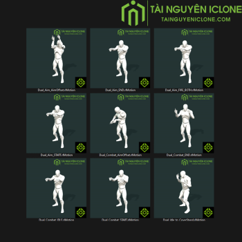 Gói iClone Chiến đấu với súng lục 03