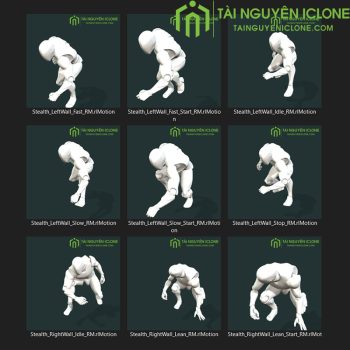 Gói iClone Chuyển động nén nút