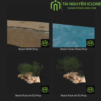 Gói iClone Đạo cụ Bãi biển