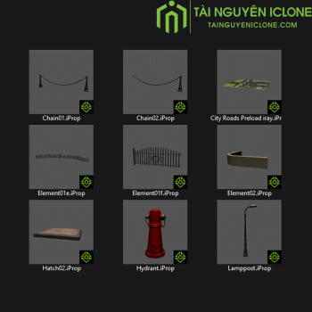 Gói iClone Đường phố trong thành phố