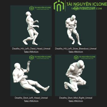 Gói iClone Hành động bị chết