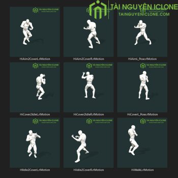 Gói iClone Hành động che chắn nâng cao