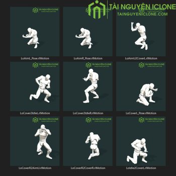 Gói iClone Hành động che chắn nâng cao