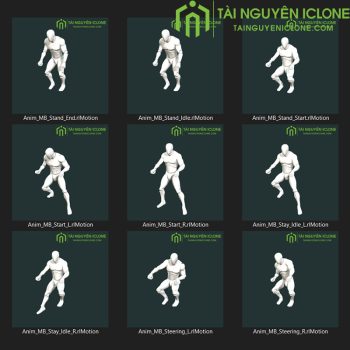 Gói iClone Hoạt hình về xe máy